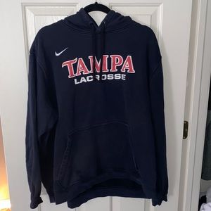 Black Tampa Lacrosse Hooded Sweatshirt